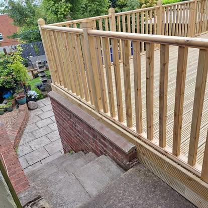 Decking project by Woodland Views