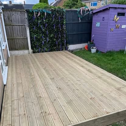 Decking project by Woodland Views