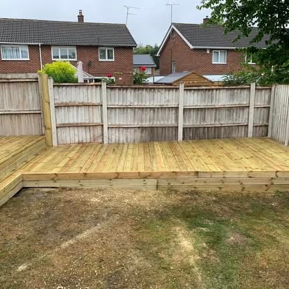 Decking project by Woodland Views