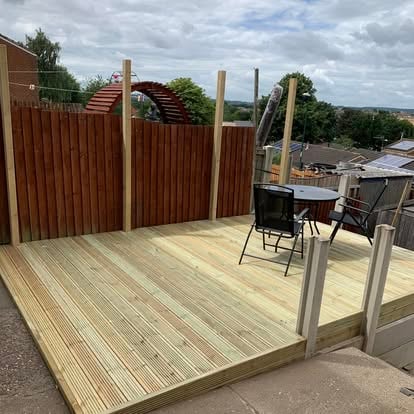 Decking project by Woodland Views