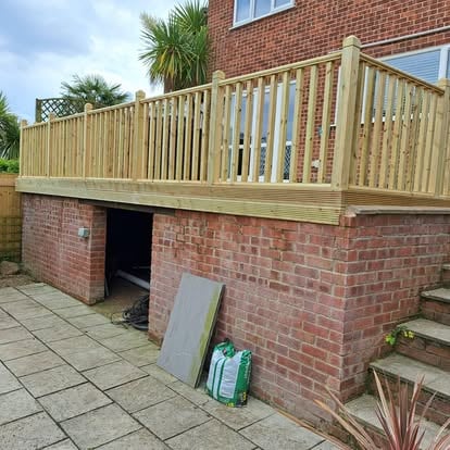 Decking project by Woodland Views