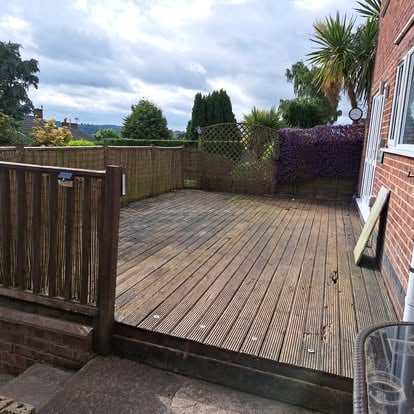 Decking project by Woodland Views