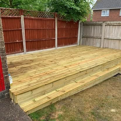 Decking project by Woodland Views